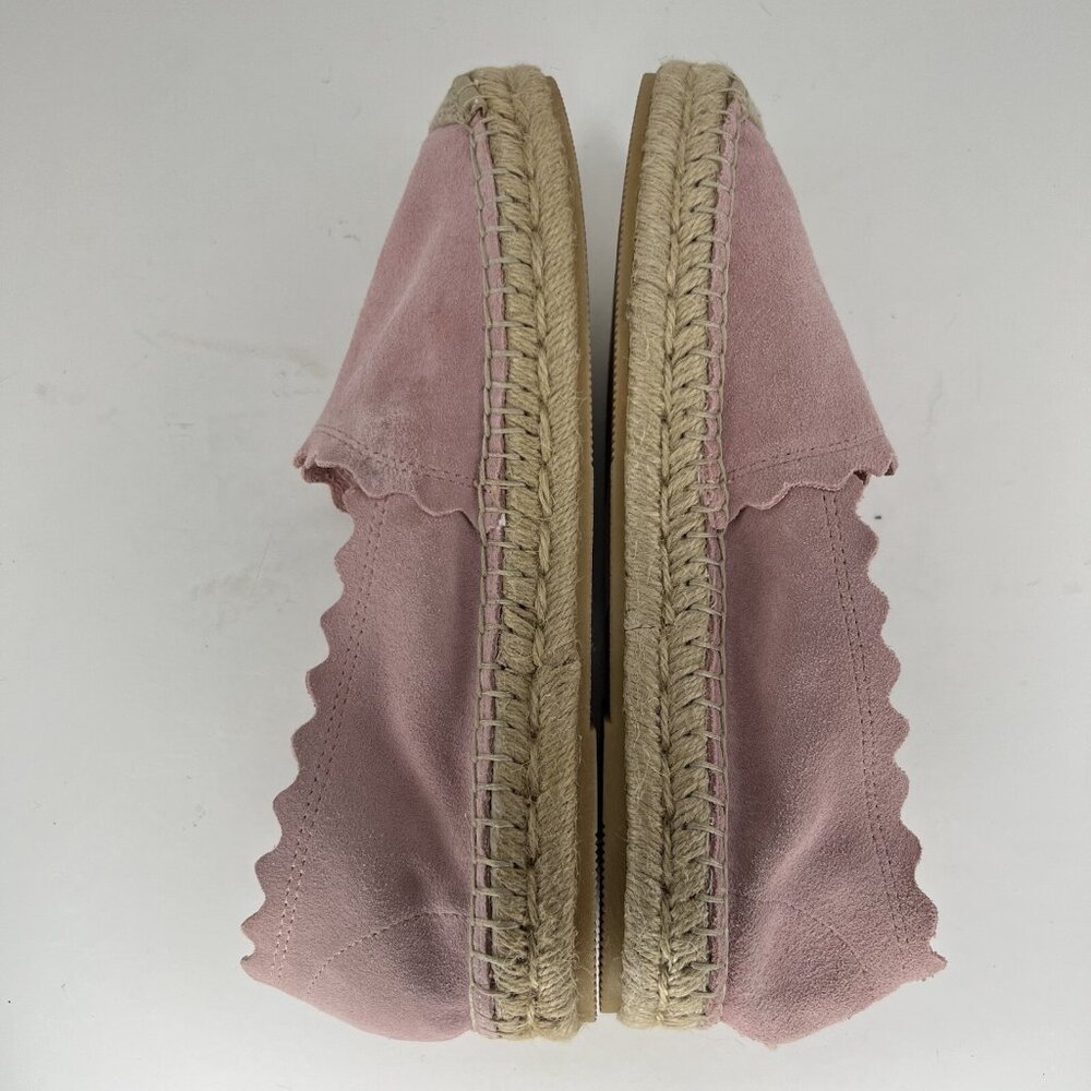 Steve Madden Pink Suede Slip-On Womens Size 7.5 Espadrilles Breathable Flats - Picture 10 of 10